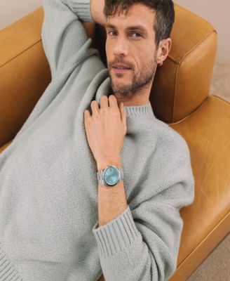 Men's Bold Quest Swiss Quartz Stainless Steel Watch 40mm