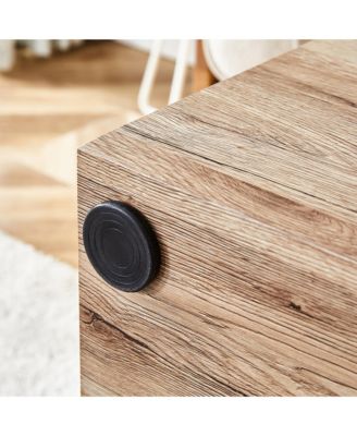 Streamdale Modern Wood Texture MDF Coffee Table, Simple, Durable Design (39.3"x23.6"x11.8")