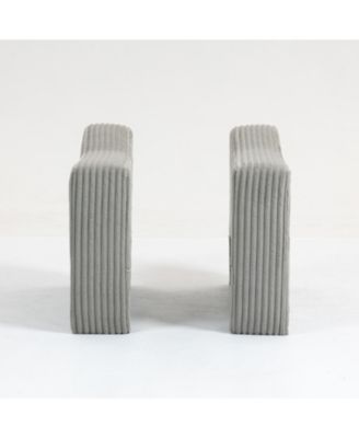 Gray Modular Sofa Arm/Back Module