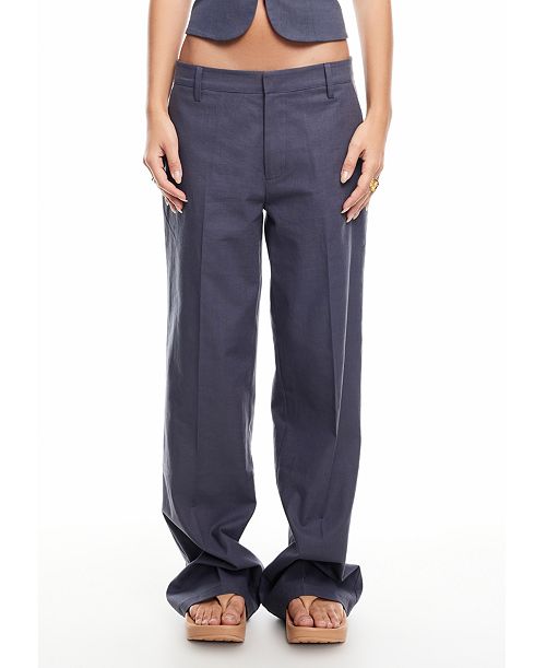 alfani Lioness Women's Cotton Elements Straight-Leg Pants Women's Fashion Shoes & Accessories