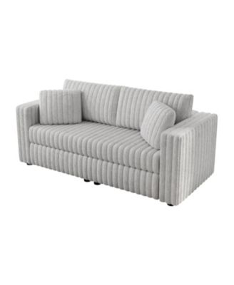 75.6" Light Gray Modular Sofa - Comfortable, Modern Design