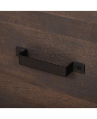 Vinsetto Office File Cabinet with 2 Large Drawers and Adjustable Metal Hanging Bars for A4, Letter and Legal Sized Files, Storage Organizer, Brown/Black