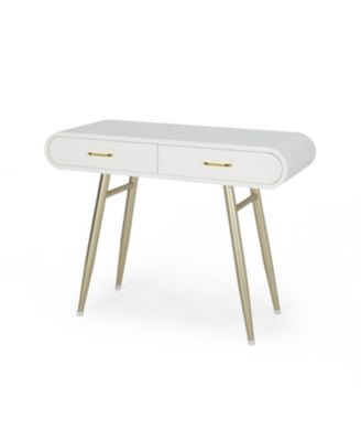 Sleek and Sophisticated Neutrals Vanity Table with Drawers