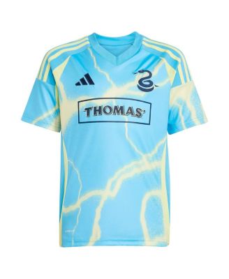 Big Boys and Girls Cavan Sullivan Blue Philadelphia Union 2025 The Voltage Kit Replica Player Jersey