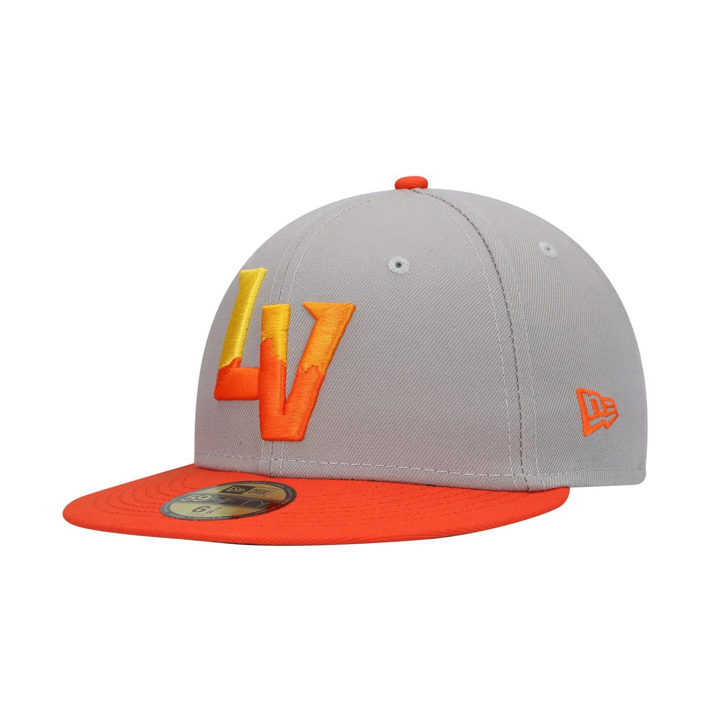 Мужская кепка New Era Gray Las Vegas Aviators Authentic Collection Team Alternate 59FIFTY Fitted Hat — фото 1