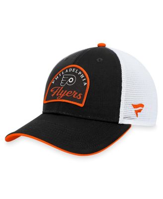 Fanatics - Men's Black/White Philadelphia Flyers Fundamental Adjustable Hat