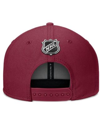 Men's Burgundy Colorado Avalanche Authentic Pro Training Camp Snapback Hat