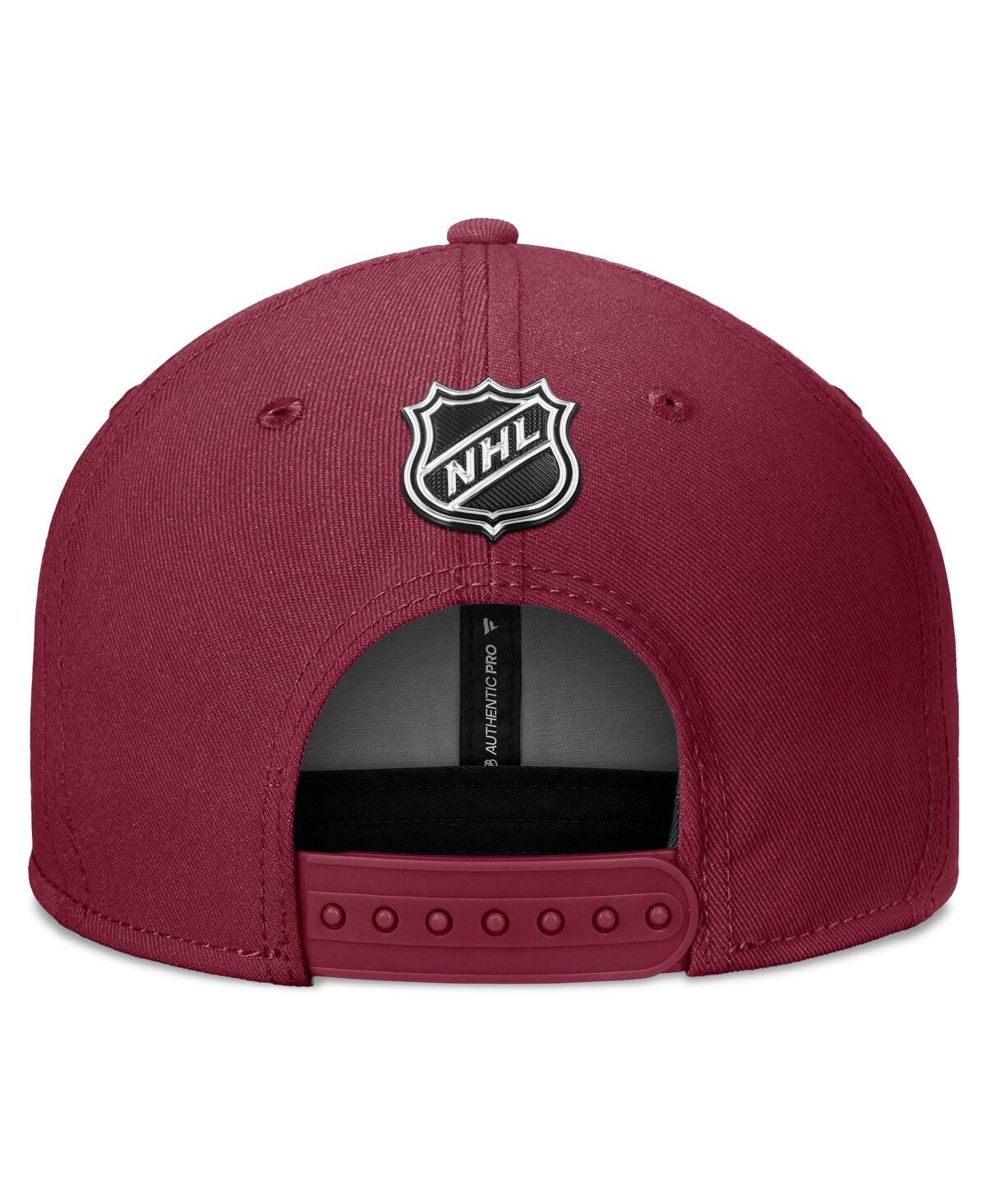 Fanatics Men's Burgundy Colorado Avalanche Authentic Pro Training Camp Snapback Hat