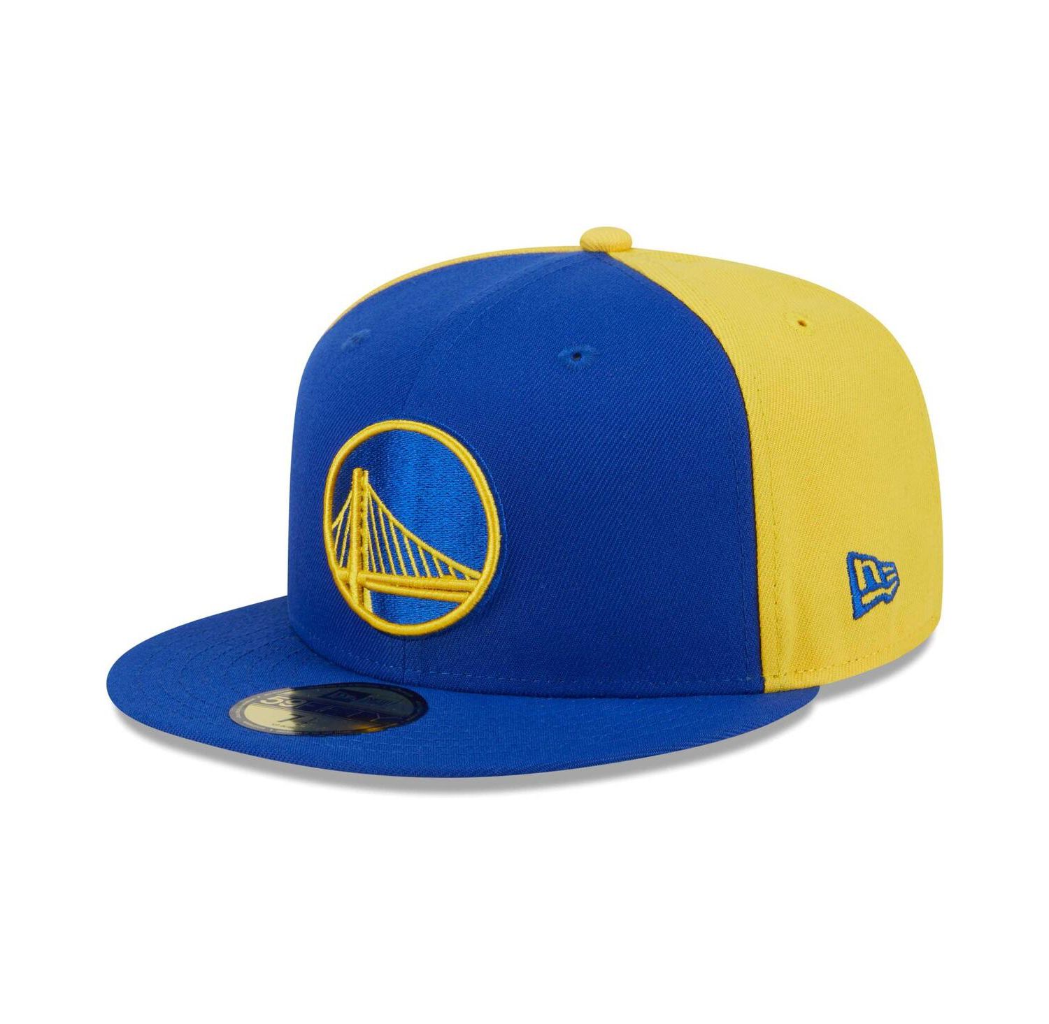 Men's Royal/Gold Golden State Warriors Gameday Wordmark 59FIFTY Fitted Hat