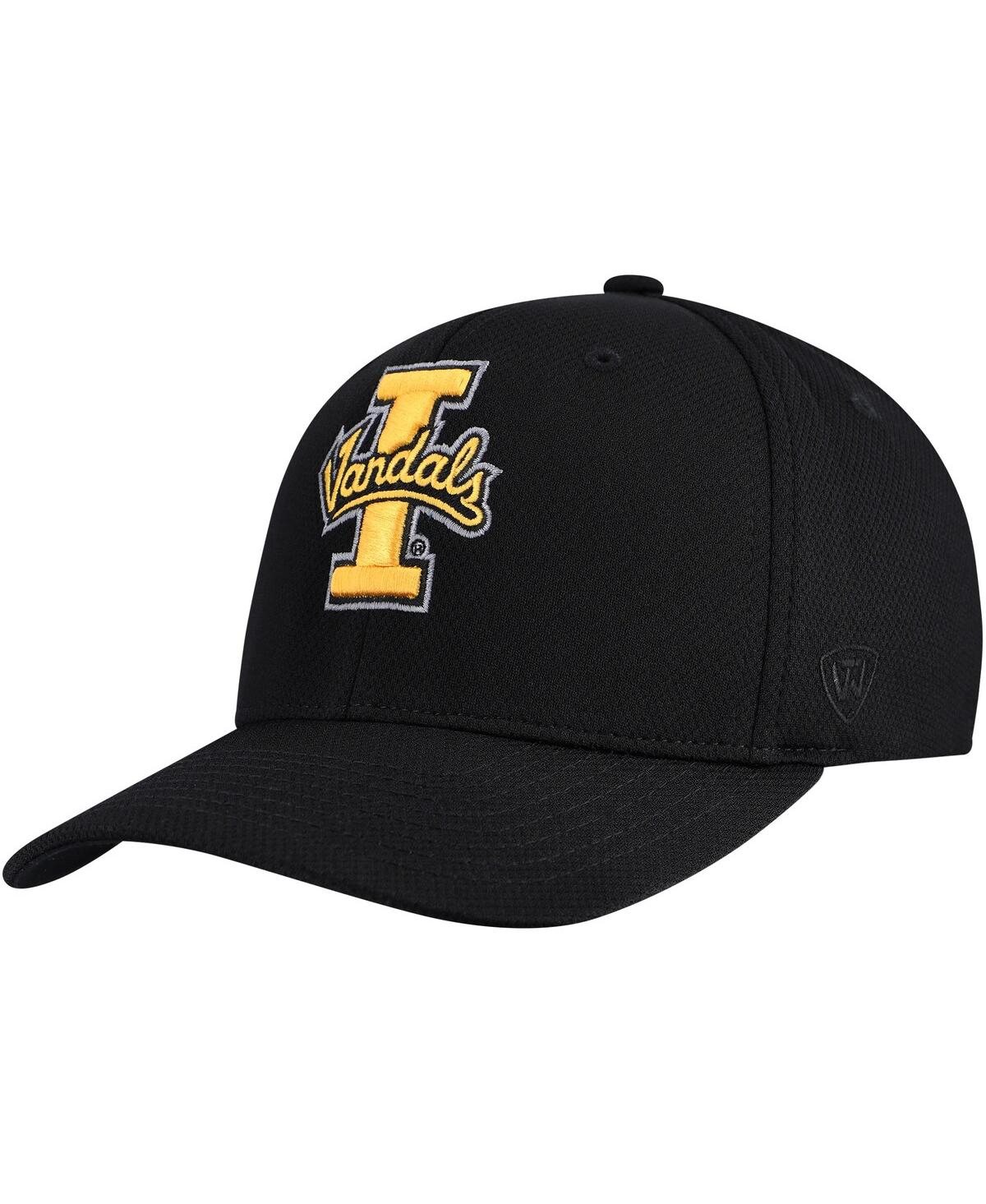 Top Of The World Men'sâ Black Idaho Vandals Reflex Performance Flex Hat
