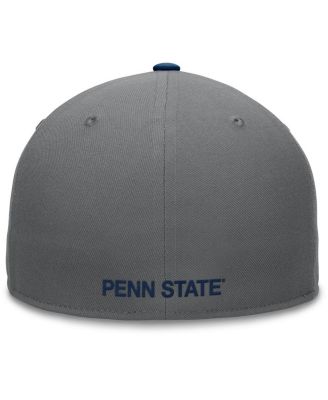 Men's Gray/Navy Penn State Nittany Lions Rally Two-Tone Fitted Hat