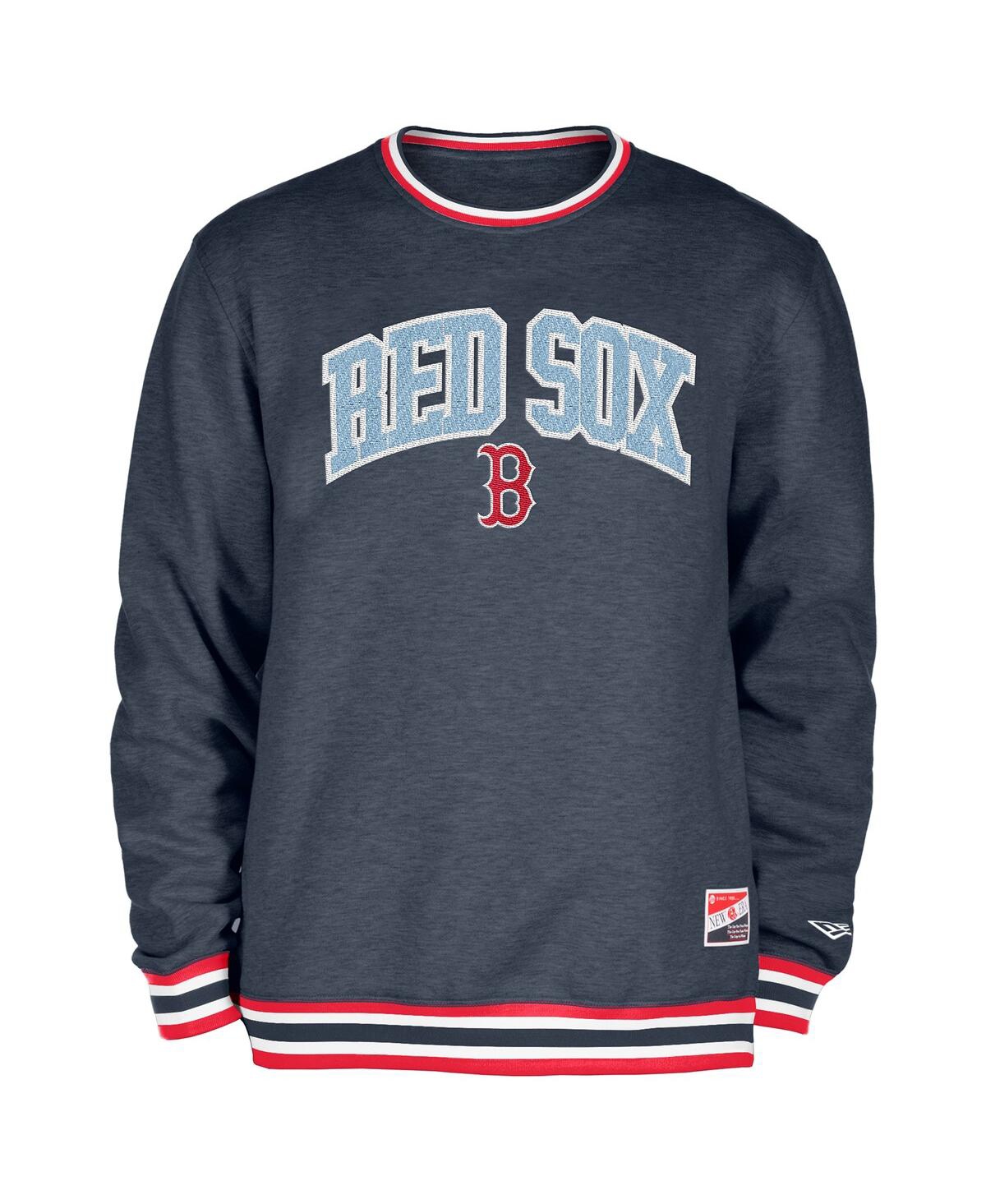 NEW ERA MEN'S NAVY BOSTON RED SOX FATHER'S DAY PULLOVER SWEATSHIRT 