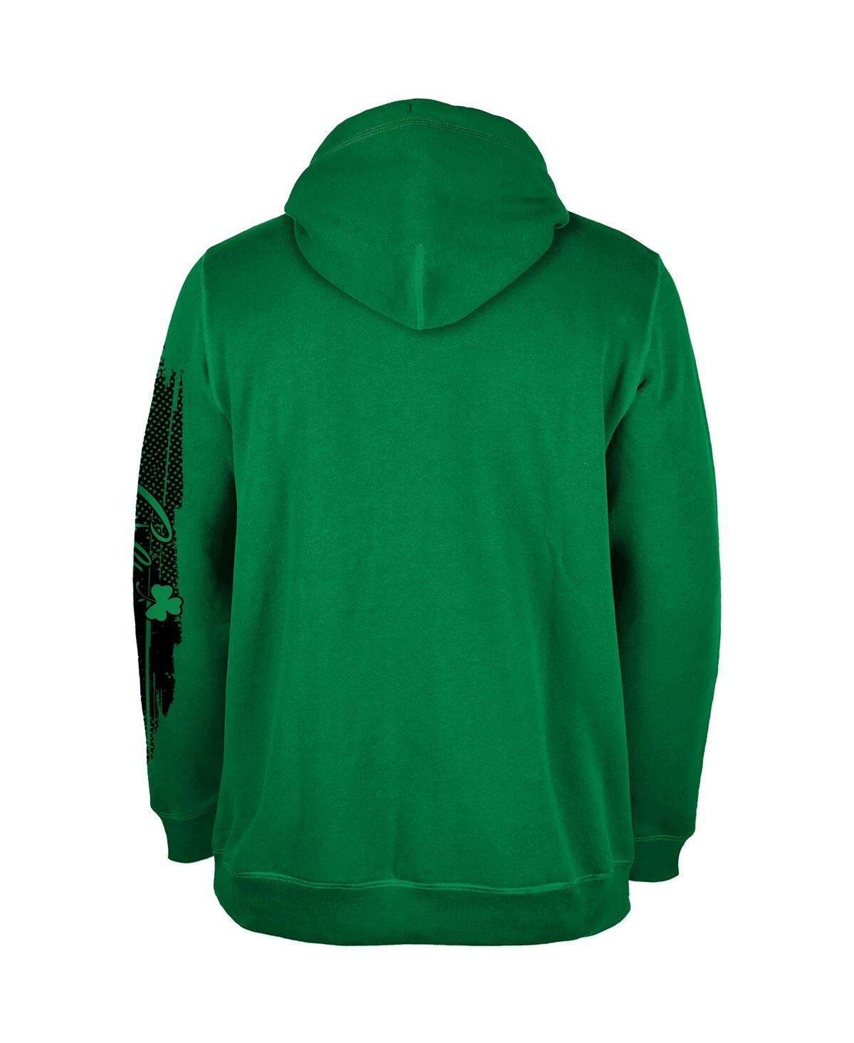 Shop New Era Men's Boston Celtics Green Tip-off Collection Pullover Hoodie