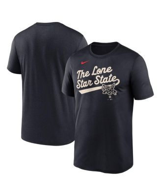 Nike - Men's Black Texas Rangers 2025 City Connect Team Phrase Script Legend Performance T-Shirt