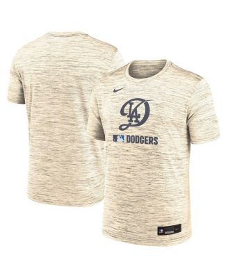 Nike - Men's Cream Los Angeles Dodgers 2025 City Connect Authentic Collection Velocity Performance T-Shirt
