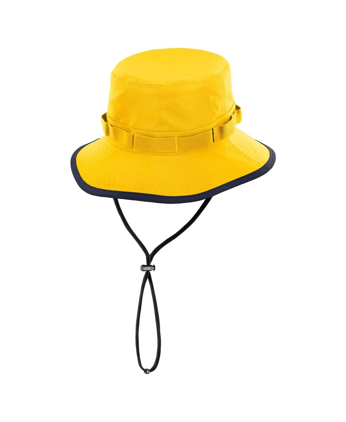 JORDAN MEN'S MAIZE MICHIGAN WOLVERINES APEX SWOOSH BOONIE HAT 