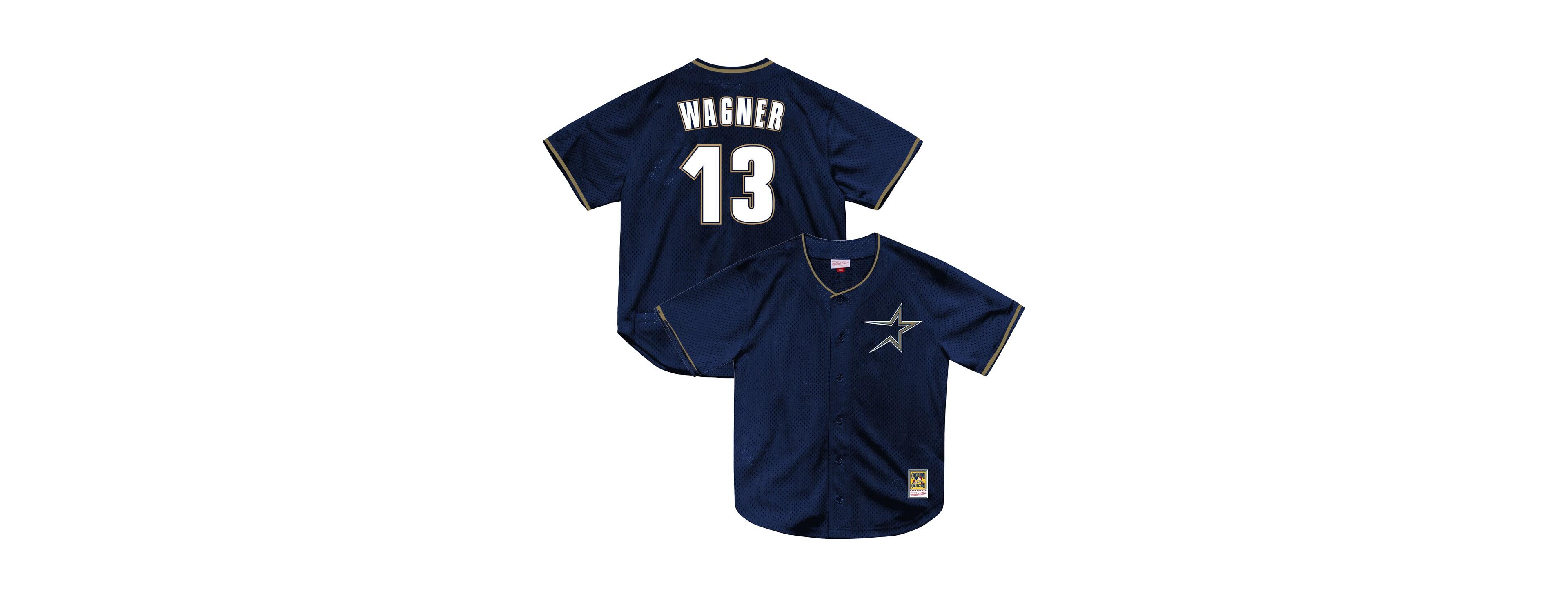 Mitchell & Ness Men's Billy Wagner Navy Houston Astros Authentic Batting Practice Jersey
