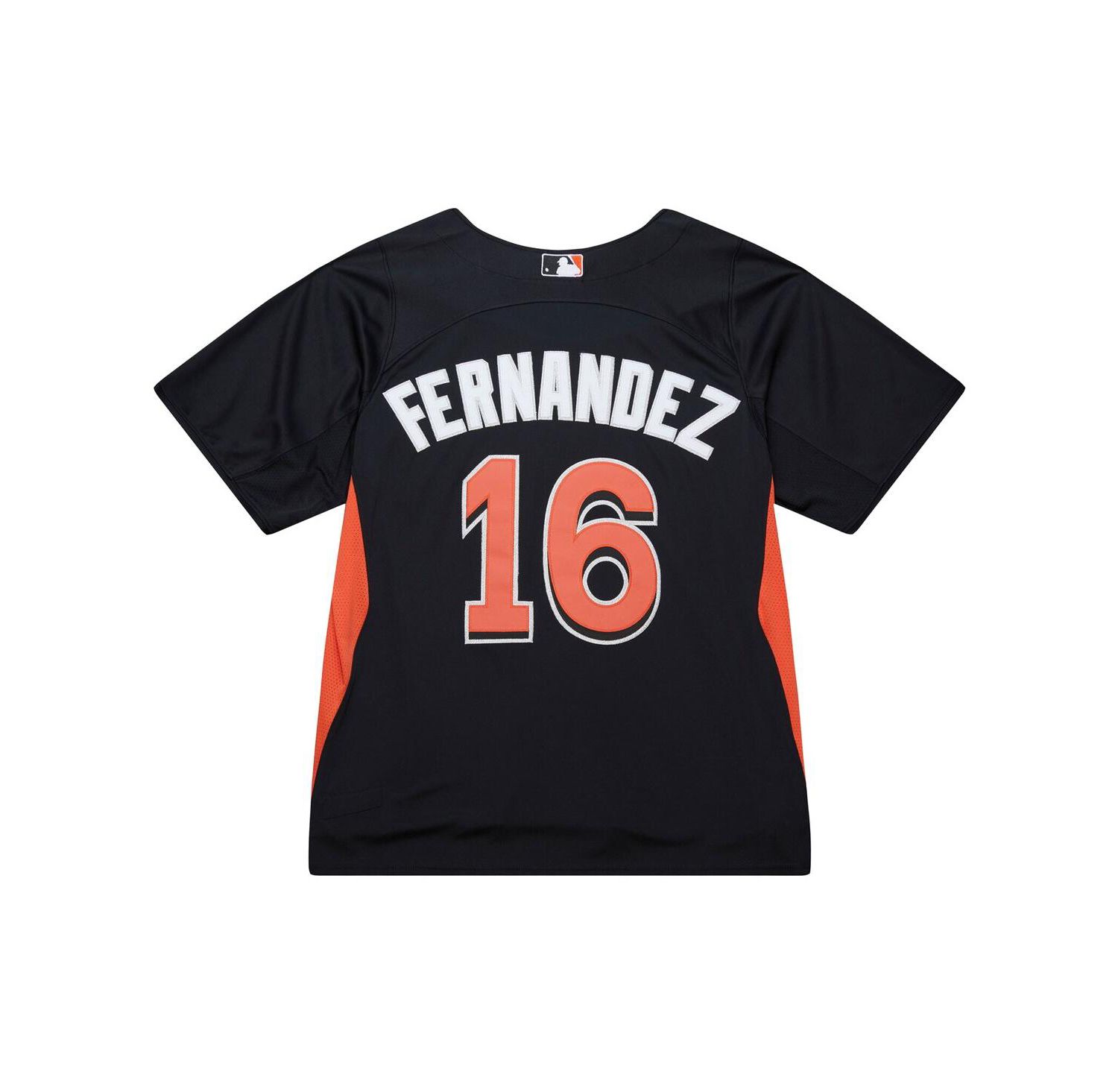 Men's Jose Fernandez Black Miami Marlins Authentic Batting Practice Jersey