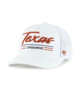 '47 Brand - Men's White Texas Longhorns Garner Rope Trucker Adjustable Hat