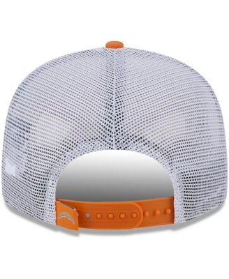 Men's Orange Los Angeles Chargers Citrus 9FIFTY Trucker Snapback Hat