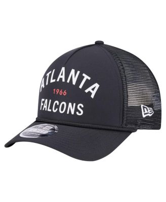 New Era - Men's Black Atlanta Falcons Active Minimalist M-Crown A-Frame 9FORTY Adjustable Hat