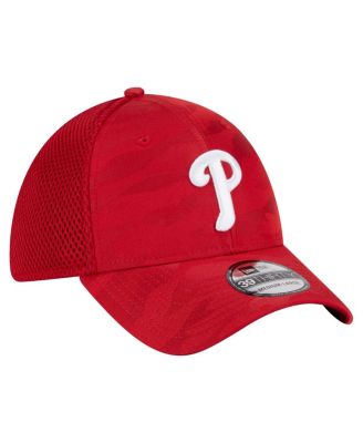 Men's Red Philadelphia Phillies Subtle Camo 39THIRTY Flex Hat