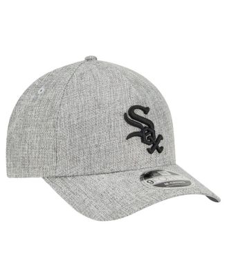 Men's Gray Chicago White Sox Cotton Weave M-Crown A-Frame 9FORTY Adjustable Hat