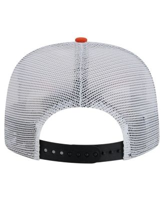 Men's Black/Orange Philadelphia Flyers Throwback V-Dye Adjustable Golfer Hat