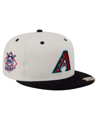 New Era - Men's Cream/Black Arizona Diamondbacks Two-Tone Corduroy 59FIFTY Fitted Hat