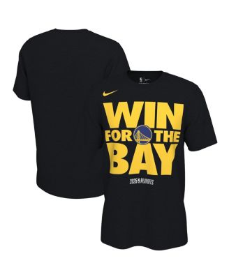 Nike - Men's and Women's Black Golden State Warriors 2025 NBA Playoffs On-Court Mantra T-Shirt