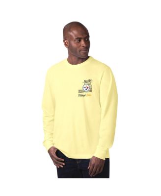 Margaritaville - Men's Yellow Pittsburgh Steelers It's Five O'Clock Somewhere Long Sleeve T-Shirt