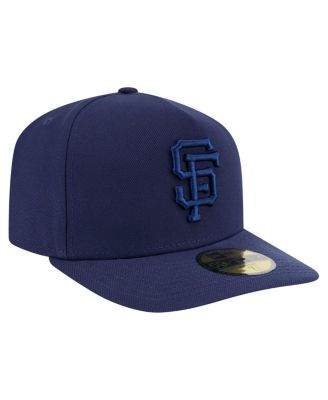 Men's Navy San Francisco Giants Color Pack A-Frame 59FIFTY Fitted Hat