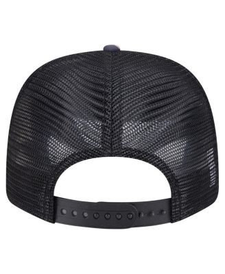 Men's Navy/Black Pittsburgh Steelers Adventure Drinks Pattern 9SEVENTY Stretch Snap Hat