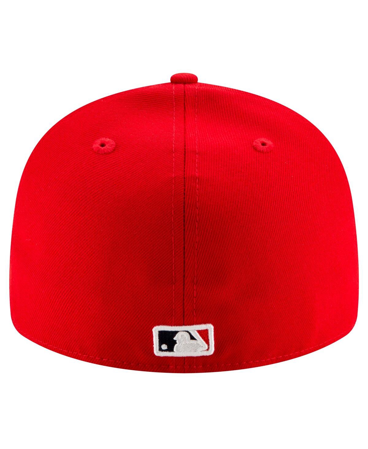 New Era Men's Red St. Louis Cardinals National Baseball Hall Of Fame Low Profile 59fifty Fitted Hat