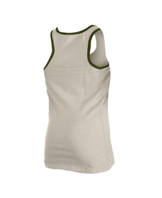 Women's Cream New York Yankees Armed Forces Tank Top
