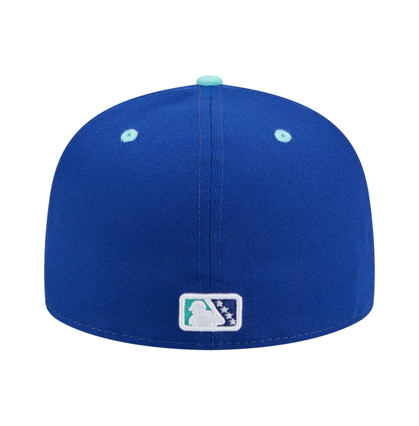 Мужская кепка New Era Blue Hillsboro Hops Copa de la Diversion 59FIFTY Fitted Hat — фото 4