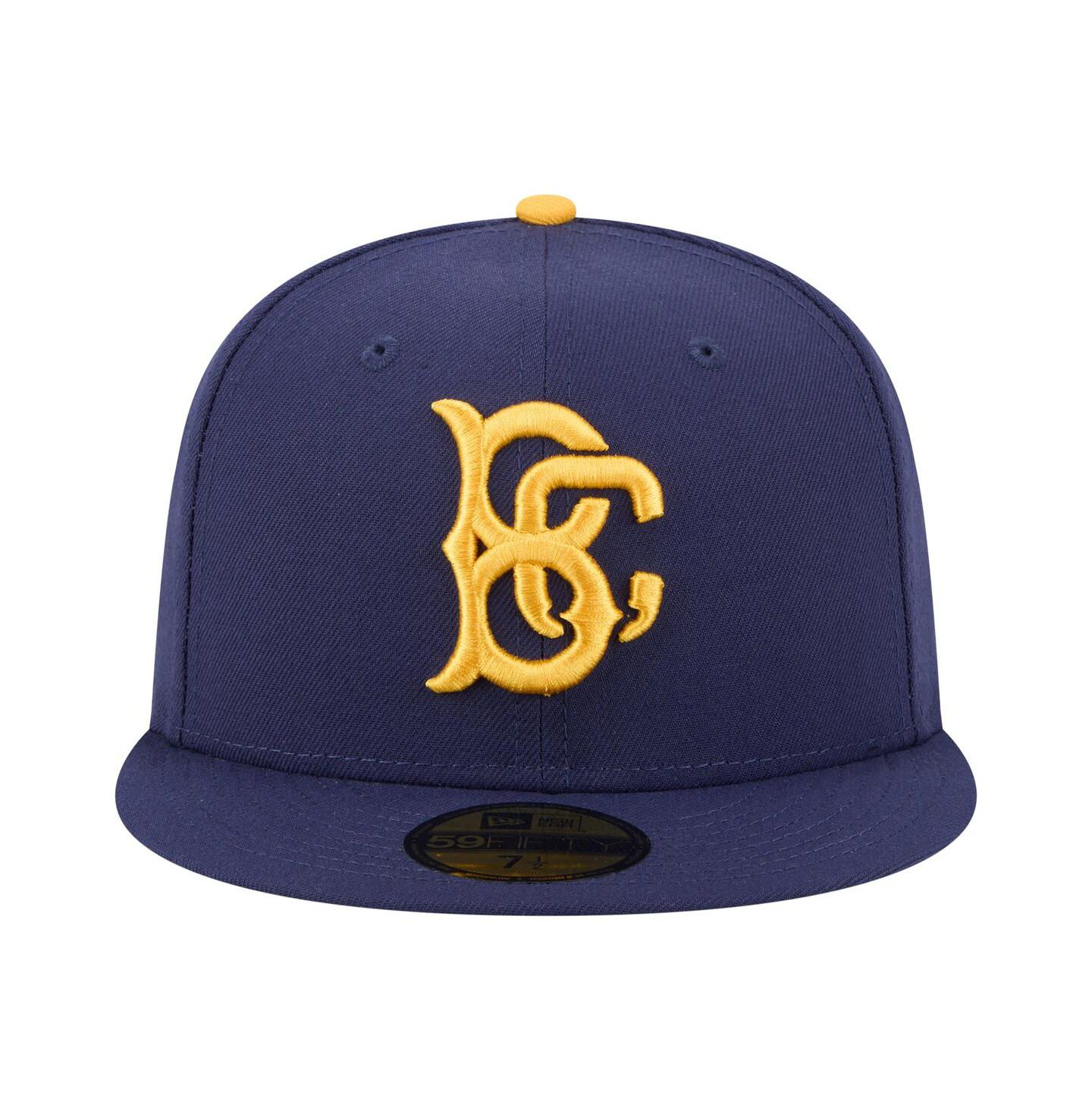 Мужская кепка New Era Navy Brooklyn Cyclones Authentic Collection 59FIFTY Fitted Hat — фото 2