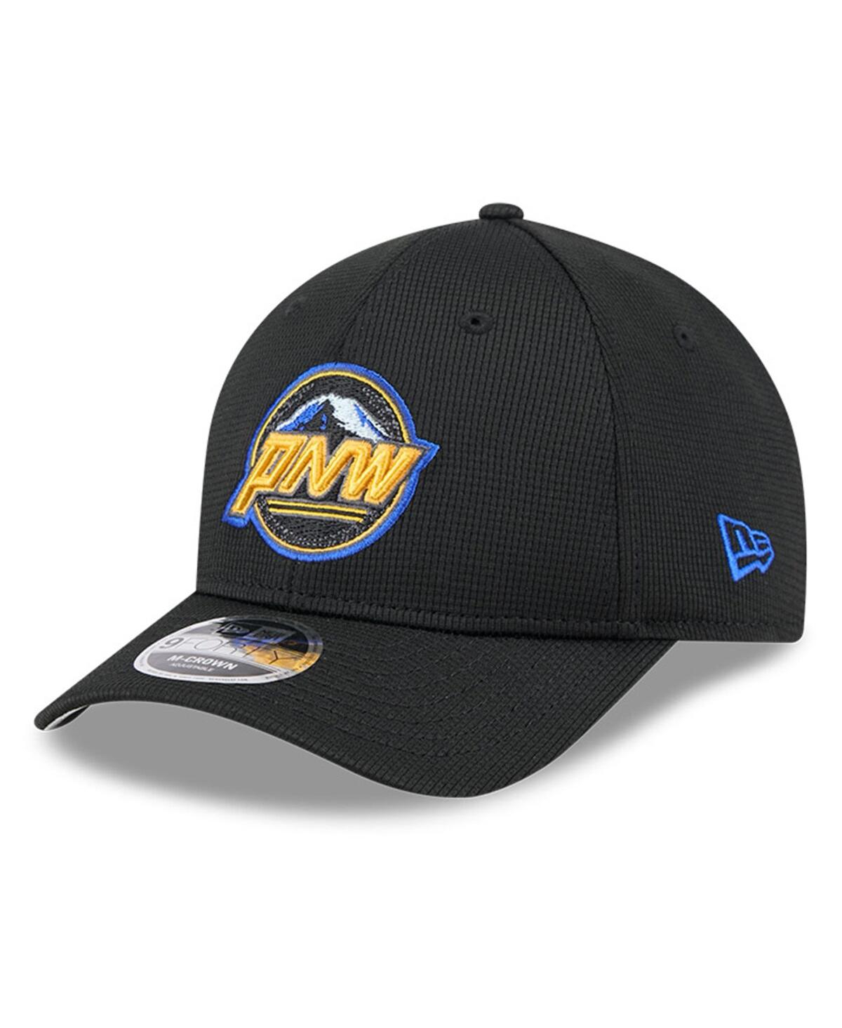 NEW ERA MEN'S BLACK SEATTLE MARINERS CITY CONNECT BATTING PRACTICE 9FORTY M-CROWN ADJUSTABLE HAT 