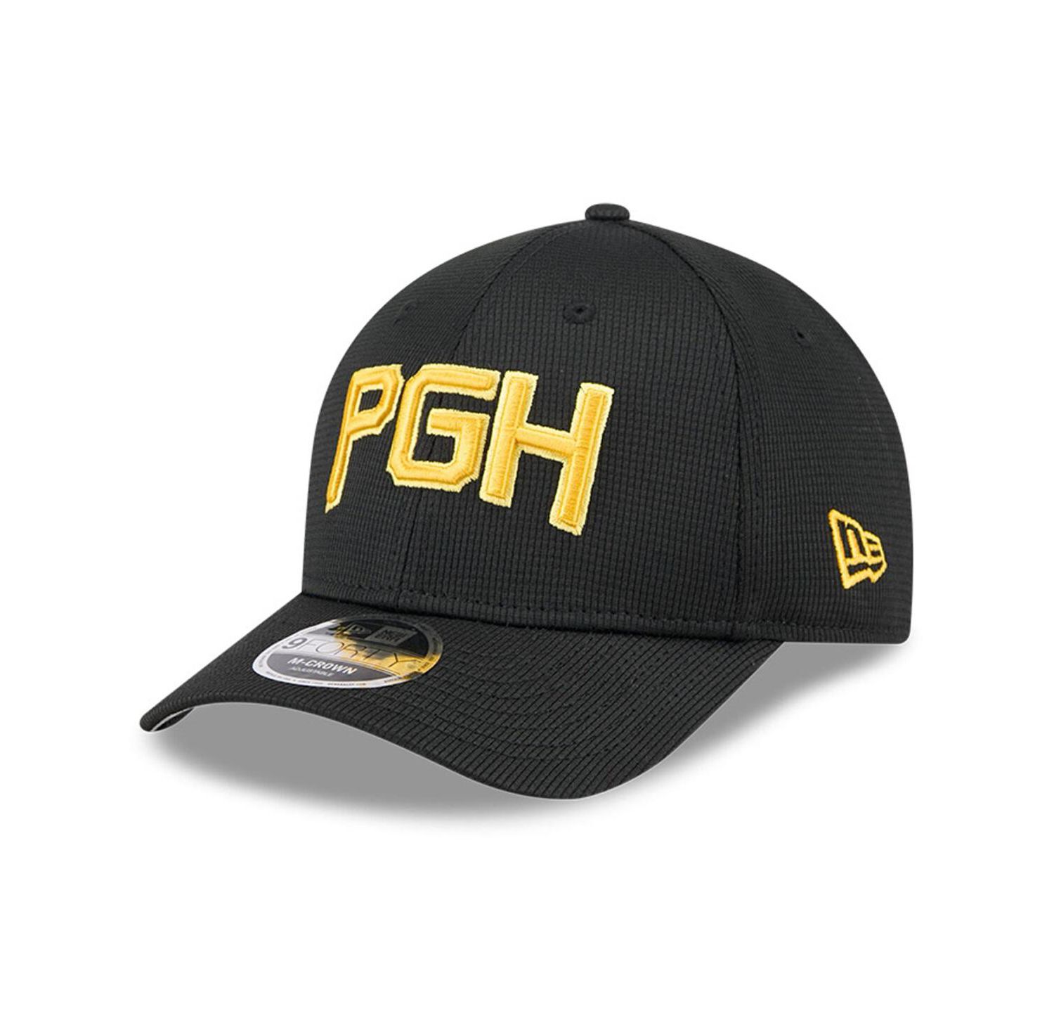 Men's Black Pittsburgh Pirates City Connect Batting Practice 9FORTY M-Crown Adjustable Hat