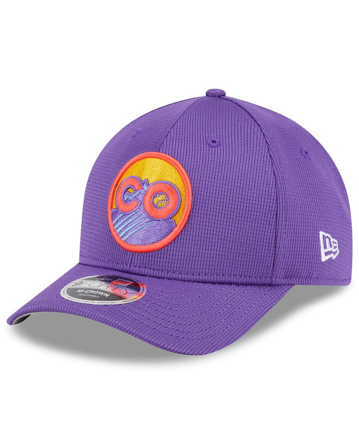 NEW ERA MEN'S PURPLE COLORADO ROCKIES 2025 CITY CONNECT BATTING PRACTICE 9FORTY ADJUSTABLE HAT 