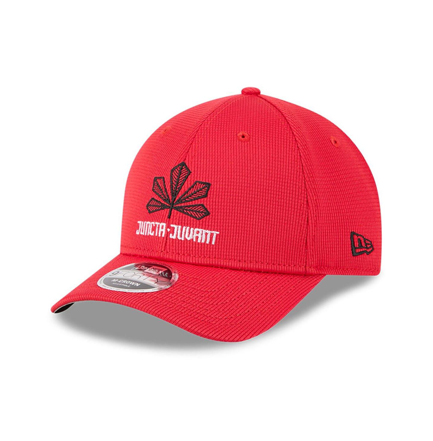 Мужская кепка New Era Red Cincinnati Reds City Connect Batting Practice 9FORTY M-Crown Adjustable Hat — фото 1