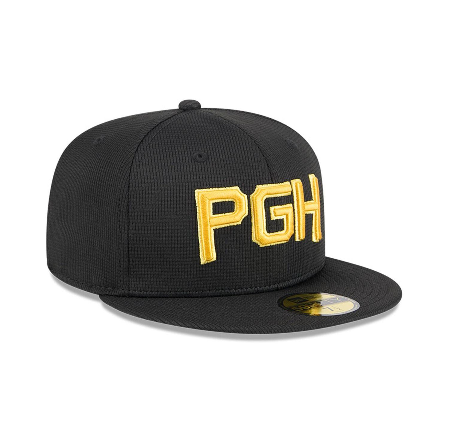 Men's Black Pittsburgh Pirates City Connect Batting Practice 59FIFTY Fitted Hat