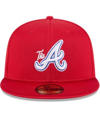 Men's Red Atlanta Braves City Connect Batting Practice 59FIFTY Fitted Hat