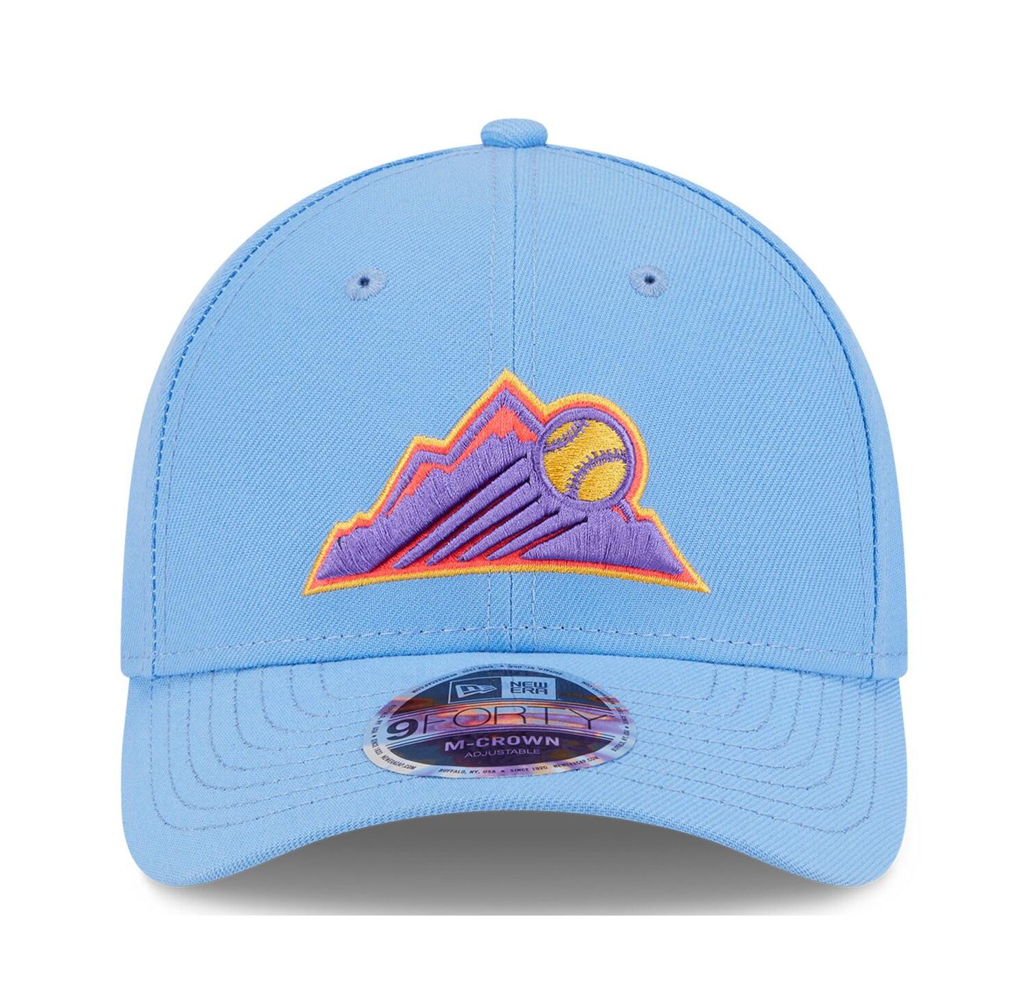 Men's Light Blue Colorado Rockies 2025 City Connect 9FORTY M-Crown Adjustable Hat