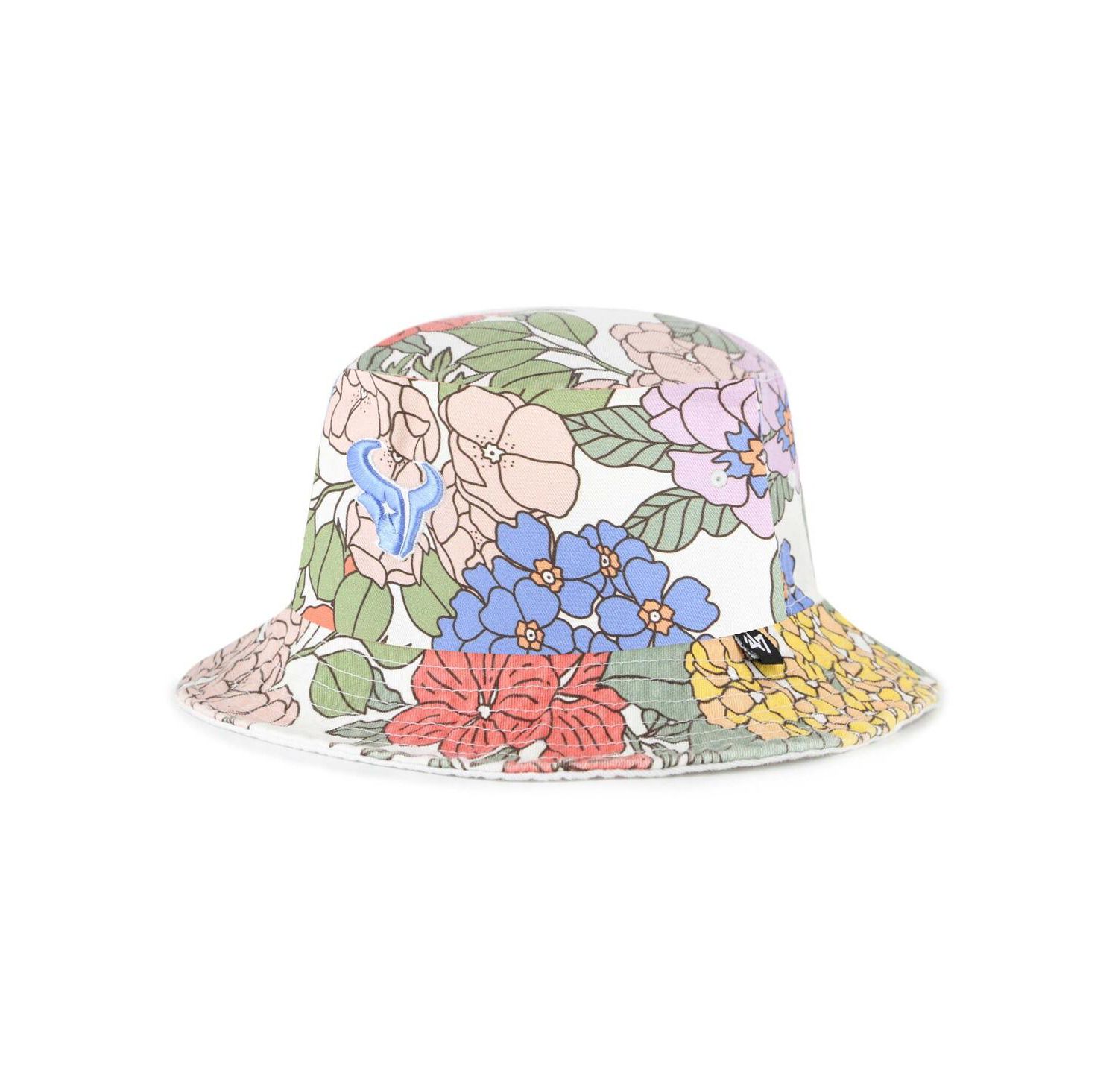 Women's White Houston Texans Florentina Bucket Hat