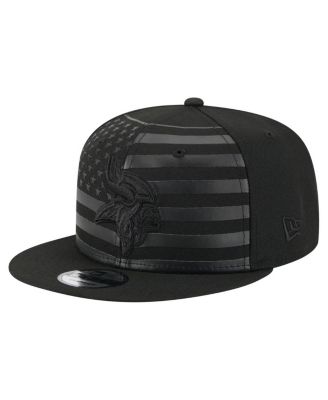 New Era - Men's Black Minnesota Vikings Independent 9FIFTY Snapback Hat