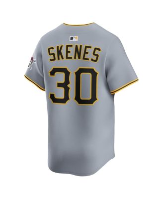 Men's Paul Skenes Gray Pittsburgh Pirates Road Limited Player Jersey