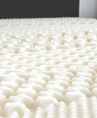 1.5" 7-Zone Memory Foam Mattress Topper, Queen