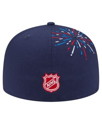 Men's Navy Washington Capitals Americana Fireworks 59FIFTY Fitted Hat