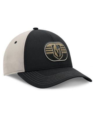Men's Black/Gray Vegas Golden Knights 2025 Stanley Cup Playoffs Locker Room Trucker Adjustable Hat